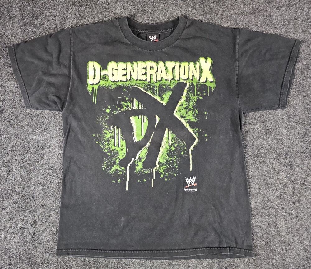 Vintage WWE WWF Geneneration X DX Shirt Size Medium Triple H Shawn Michaels Y2K
